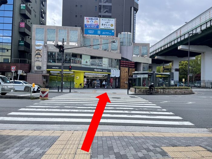 ③JR環状線森ノ宮駅からの道順