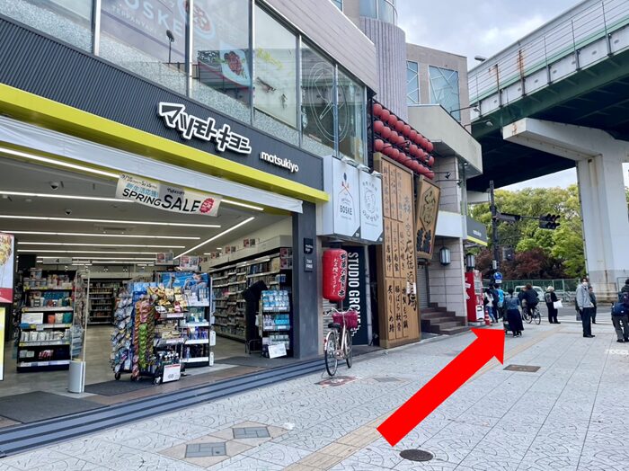 ④JR環状線森ノ宮駅からの道順