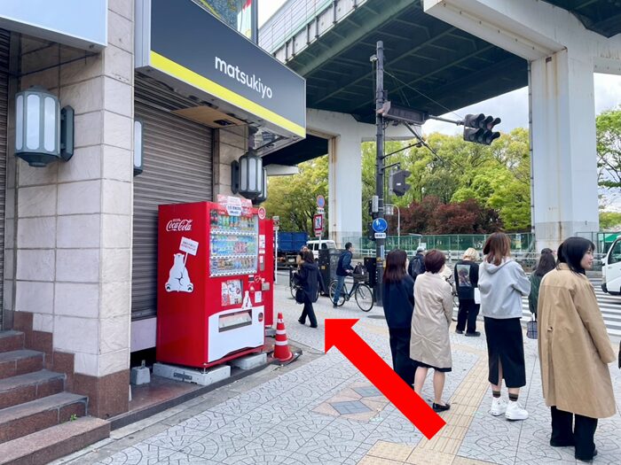 ⑤JR環状線森ノ宮駅からの道順