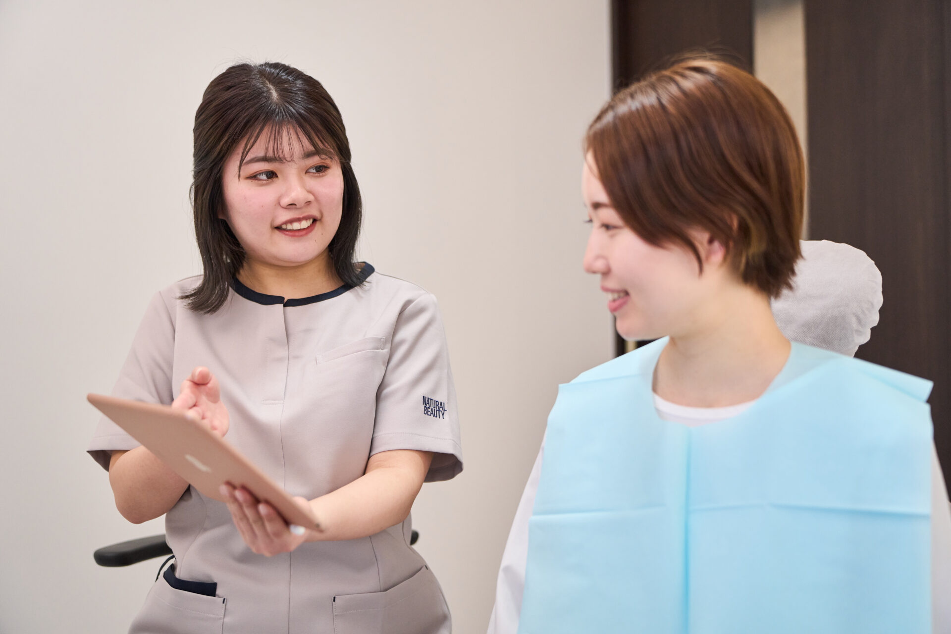 治療前に具体的なイメージを提示
